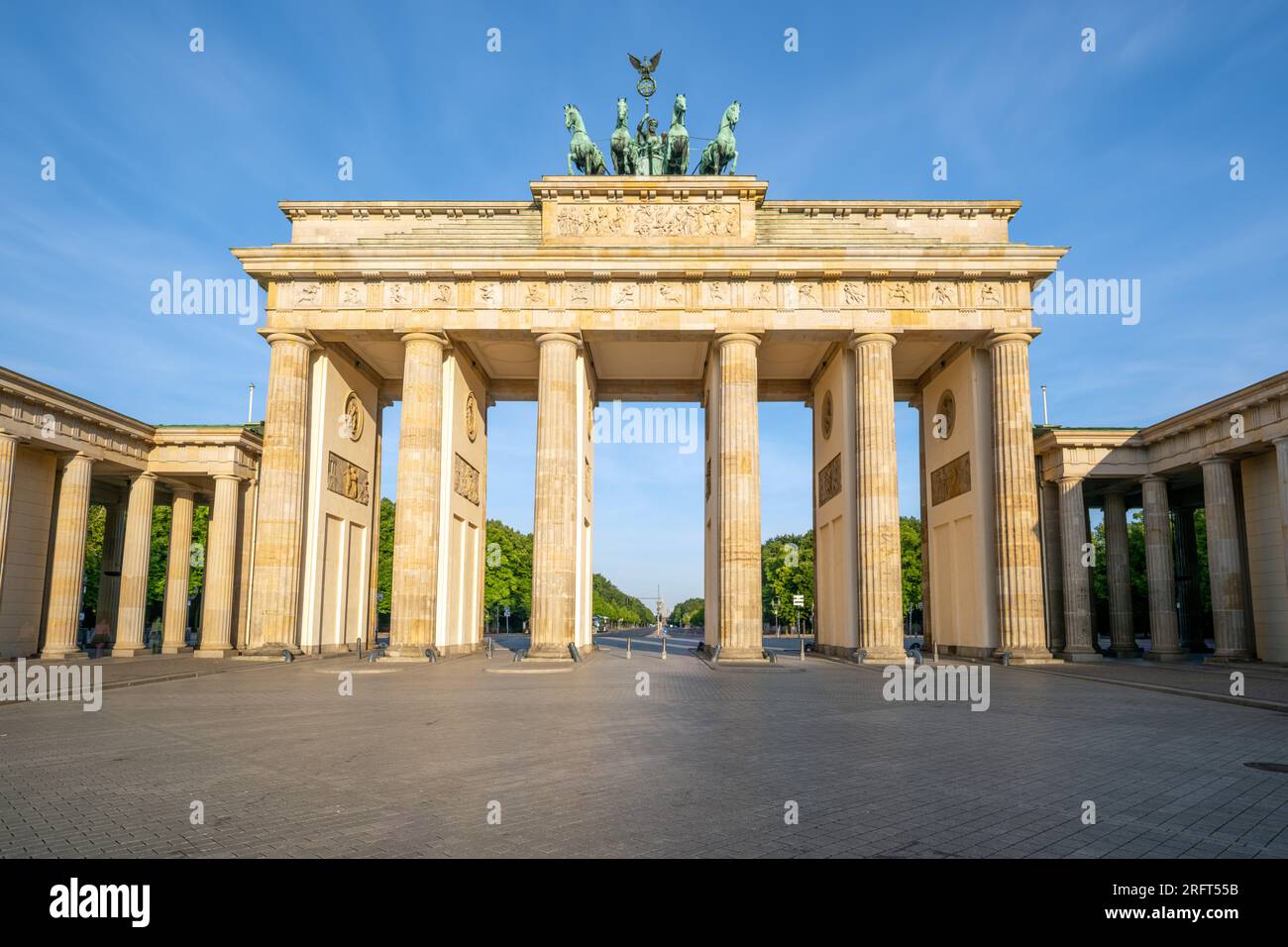 Megapixel-Bild des berühmten Brandenburger Tors in Berlin Stockfoto