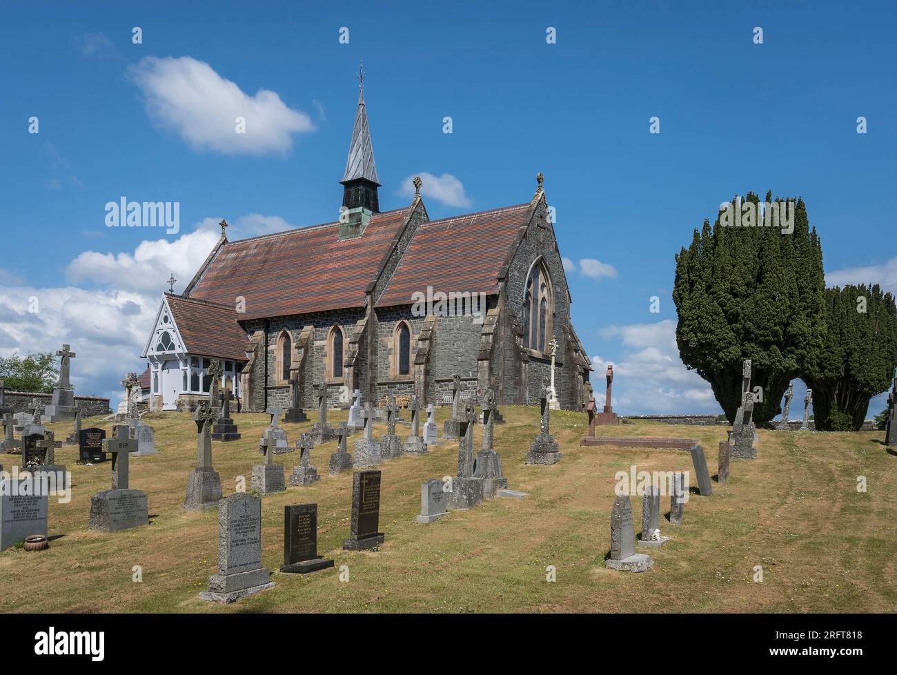 All Saints Episkopal Church in der Nähe von Newton Steward. Stockfoto