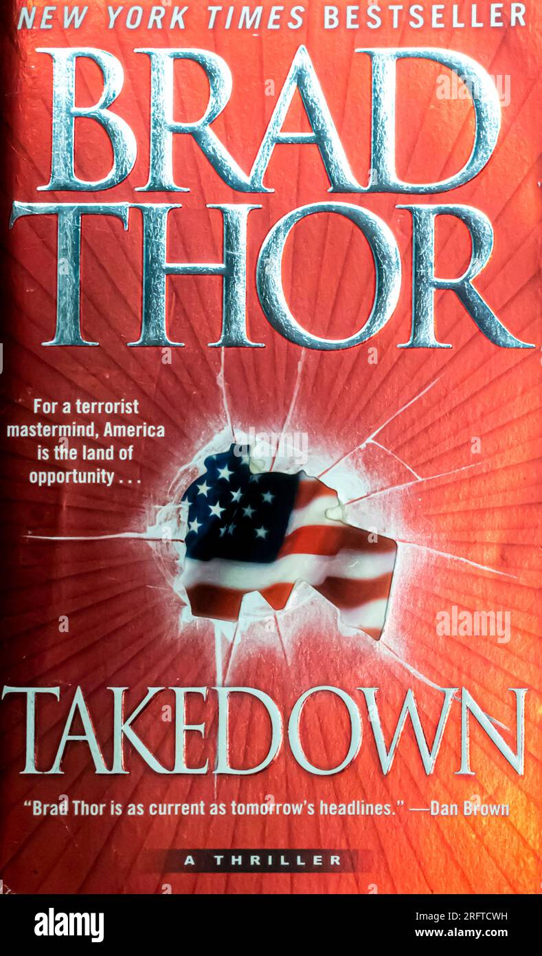 Takedown-Buch von Brad Thor 2006 Stockfoto