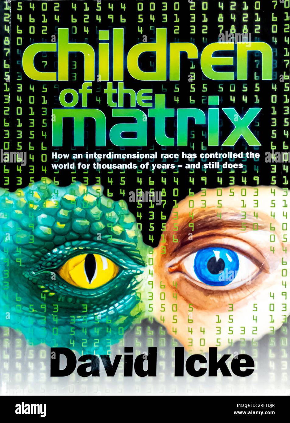 Kinder des Matrixbuchs von David Icke 2001 Stockfoto