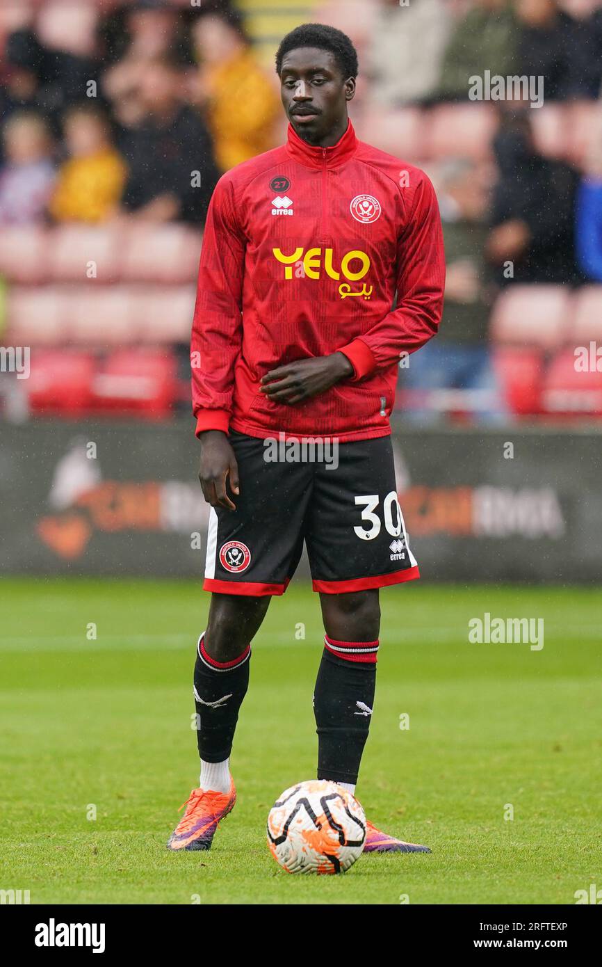 Sheffield, Großbritannien. 05. Aug. 2023. Beim Sheffield United FC vs VfB Stuttgart FC Pre-Season Friendly Match in Bramall Lane, Sheffield, Großbritannien am 5. August 2023 Credit: Every second Media/Alamy Live News Stockfoto