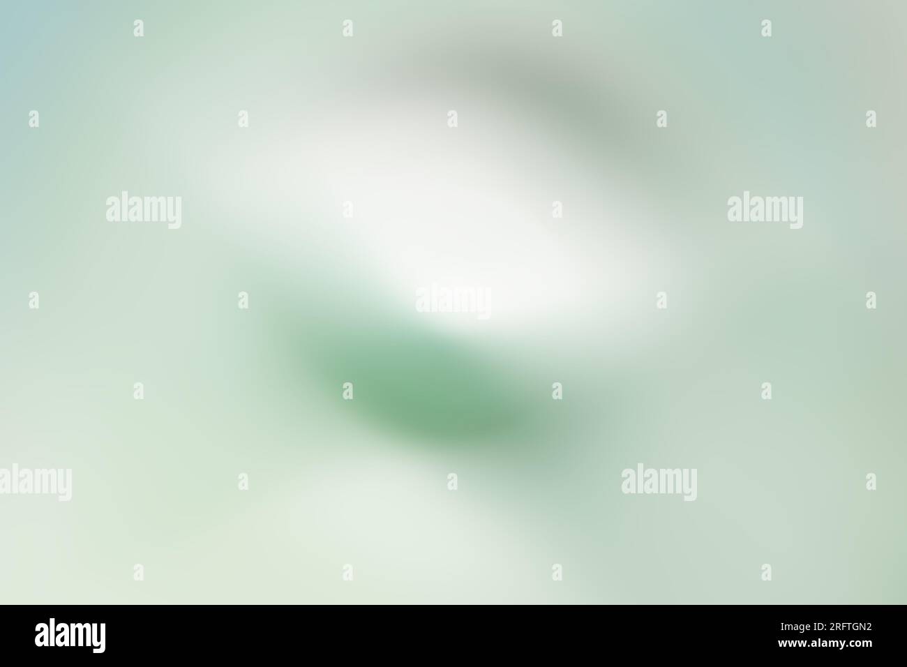 Ein traumhafter, wirbelig abstrakter digitaler Hintergrund in blassgrünen Farbtönen Stockfoto