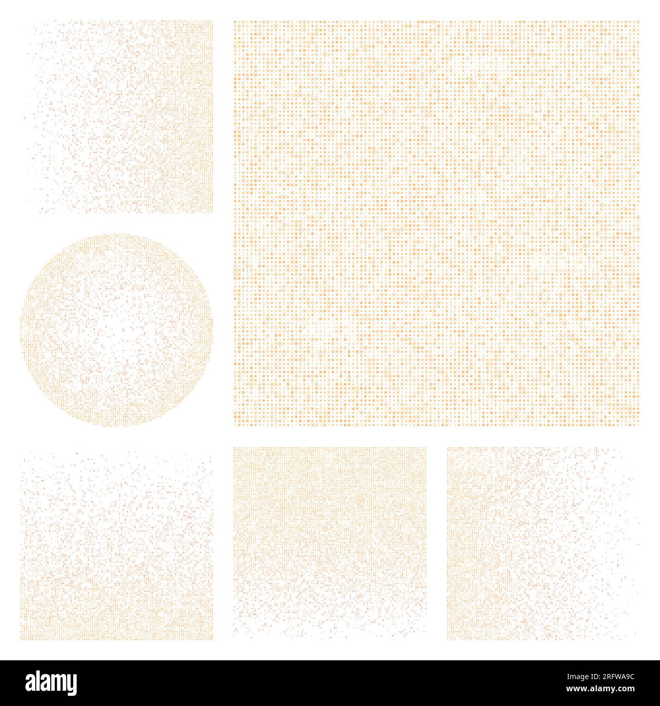 Technologischer Hintergrund. Hintergrund in den Farben des Sonnenuntergangs. Abgestufte geometrische Muster. Charmante Vektordarstellung. Stock Vektor Technologischer Hintergrund. Hintergrund in den Farben des Sonnenuntergangs. Abgestufte geometrische Muster. Charmante Vektordarstellung. Stock Vektor