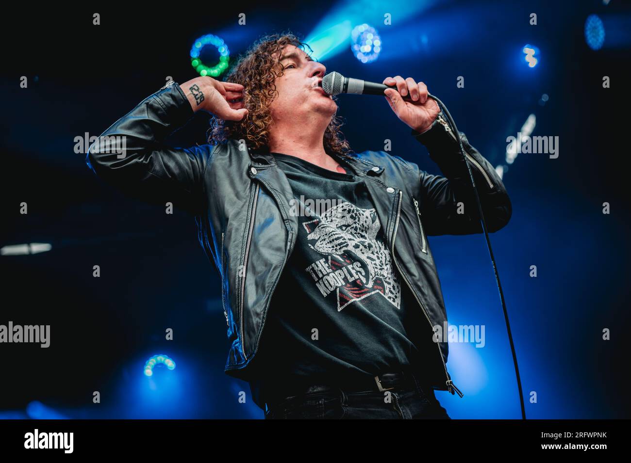 Darlington, Großbritannien. 5. Aug. 2023. Die Pigeon Detectives treten in der Darlington Arena auf. Kredit: Thomas Jackson/Alamy Live News Stockfoto