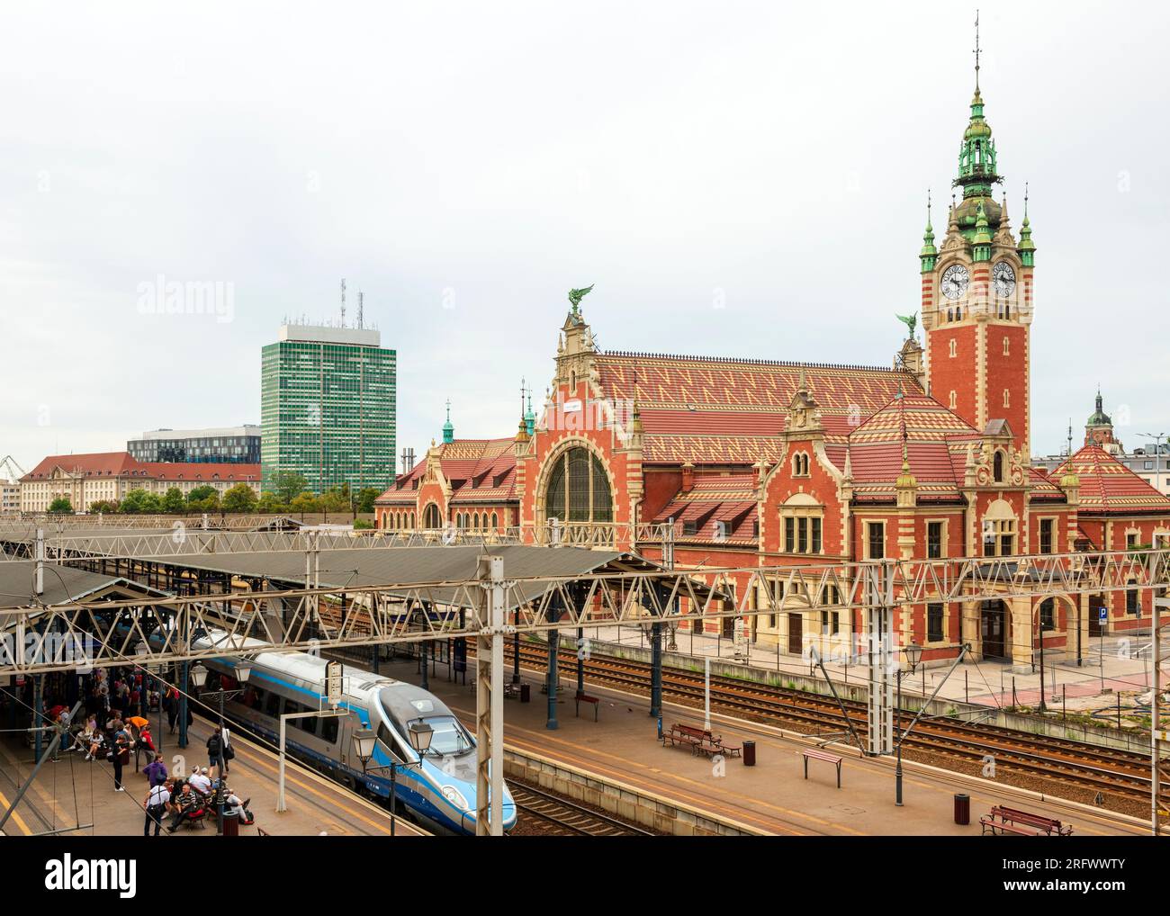 Gdańsk Główny Hauptbahnhof, Danzig, Polen, Europa, EU Stockfoto