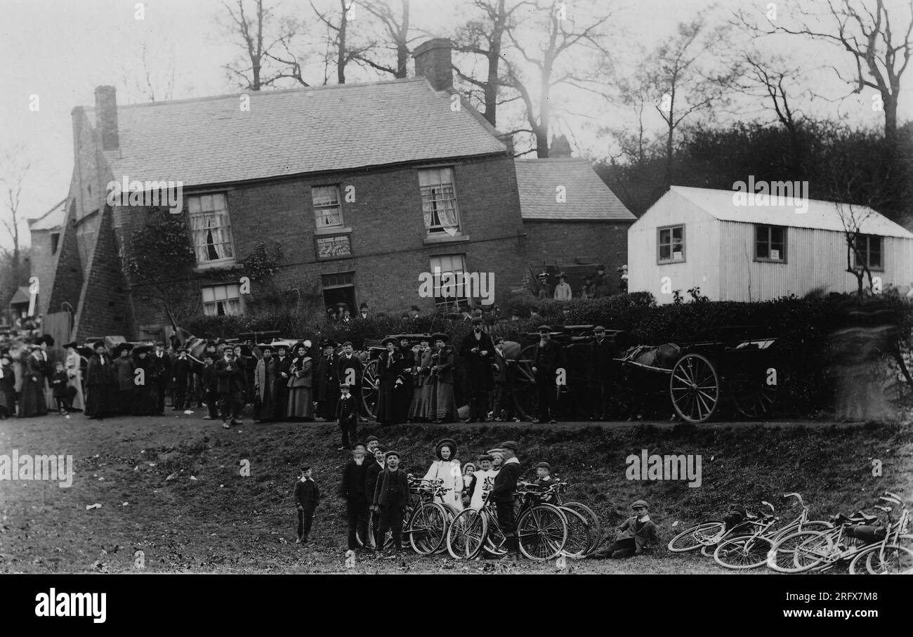 Das Glynne Arms Public House Himley Dudley. Später wurde er als "das korrupte Haus" bekannt Stockfoto