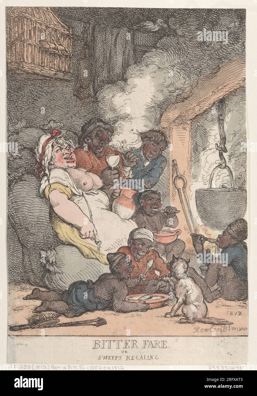 Bitter Fare oder Sweeps von Thomas Rowlandson für 1812 Runden Stockfoto