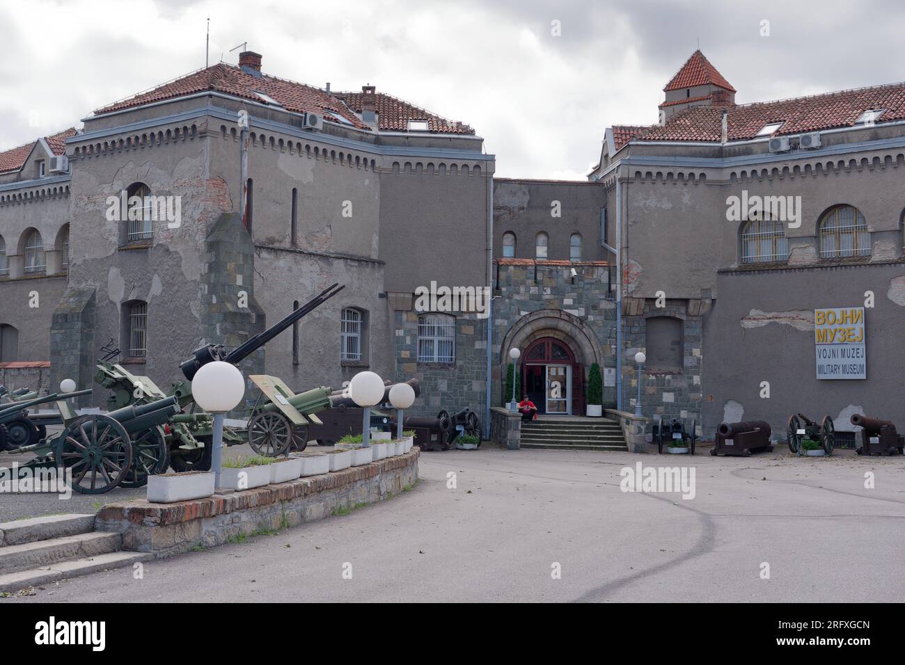 Militärmuseum Belgrad Festung im Kalemegdan Park in der Hauptstadt Belgrad, Serbien. August 2023. Stockfoto