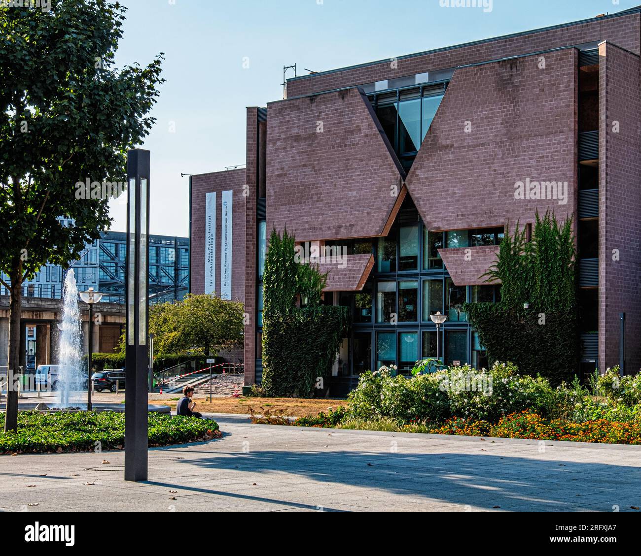 Max-Planck-Institut für Infektionsbiologie auf dem Charite Hospital Campus, Virchowweg, Mitte, Berlin, Charité Hospital Campus, Stockfoto