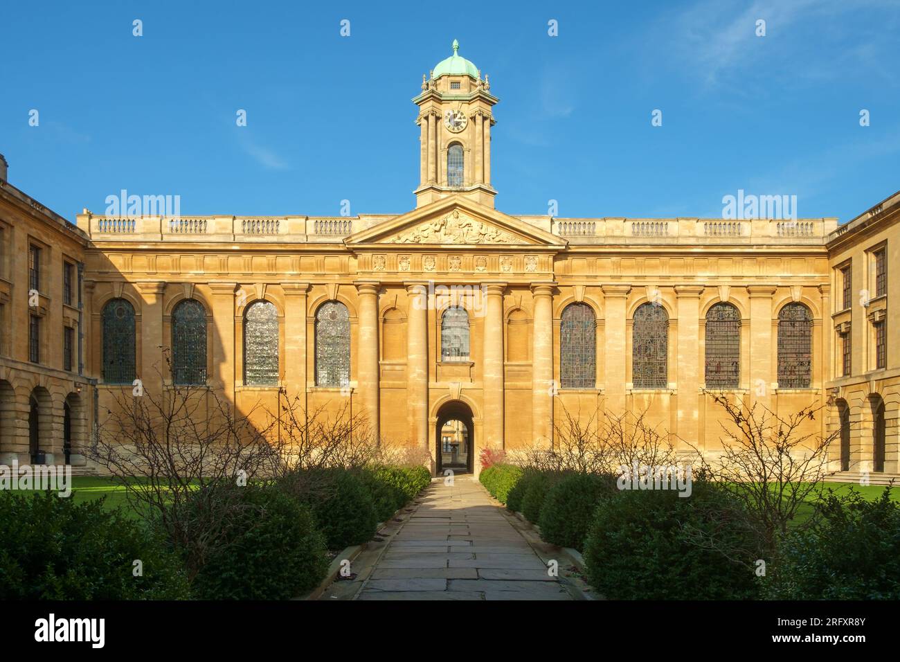 Oxford, Vereinigtes Königreich - November 12. 2022: New College, Oxford University. Stockfoto