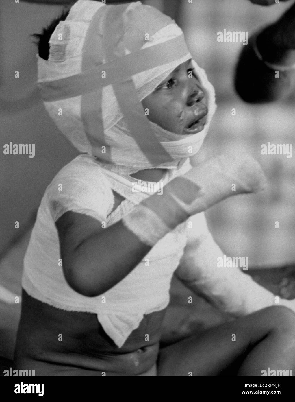 VIETNAM - 06. Dezember 1968 - zwei Bataillone von Vietnam Cong töteten systematisch 252 Zivilisten bei einem "Vergeltungsangriff" auf das kleine Hirn von Dak Son. T Stockfoto