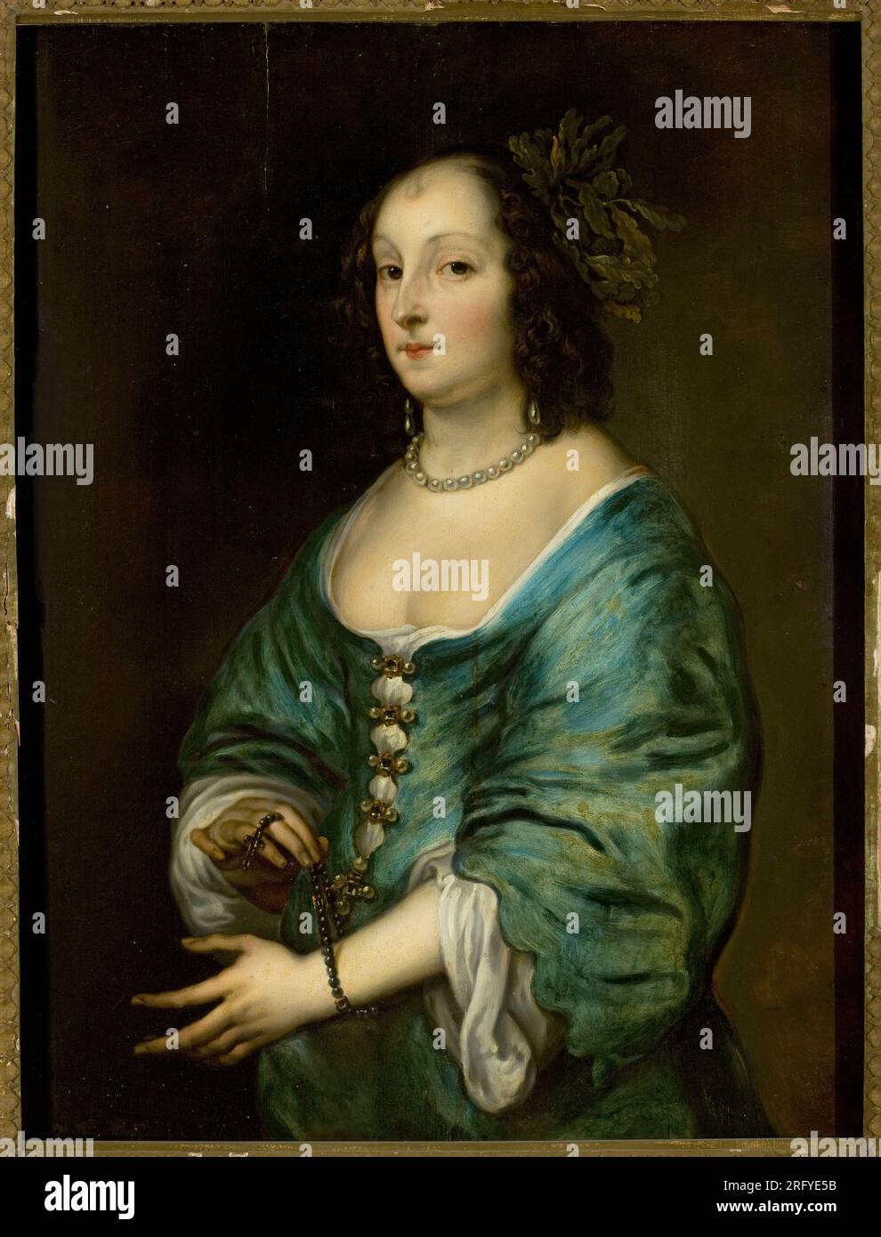 Porträt von Mary Ruthven, Künstlerfrau von Anthony van Dyck Stockfoto