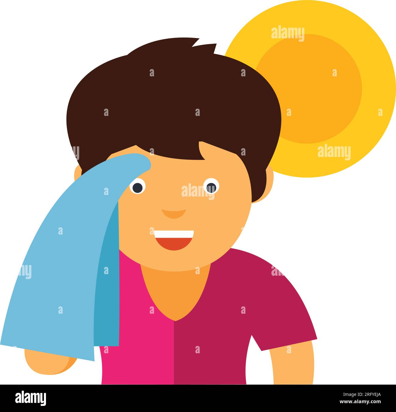 Wiping sweat Stock-Vektorgrafiken kaufen - Alamy Wiping sweat Stock-Vektorgrafiken kaufen - Alamy