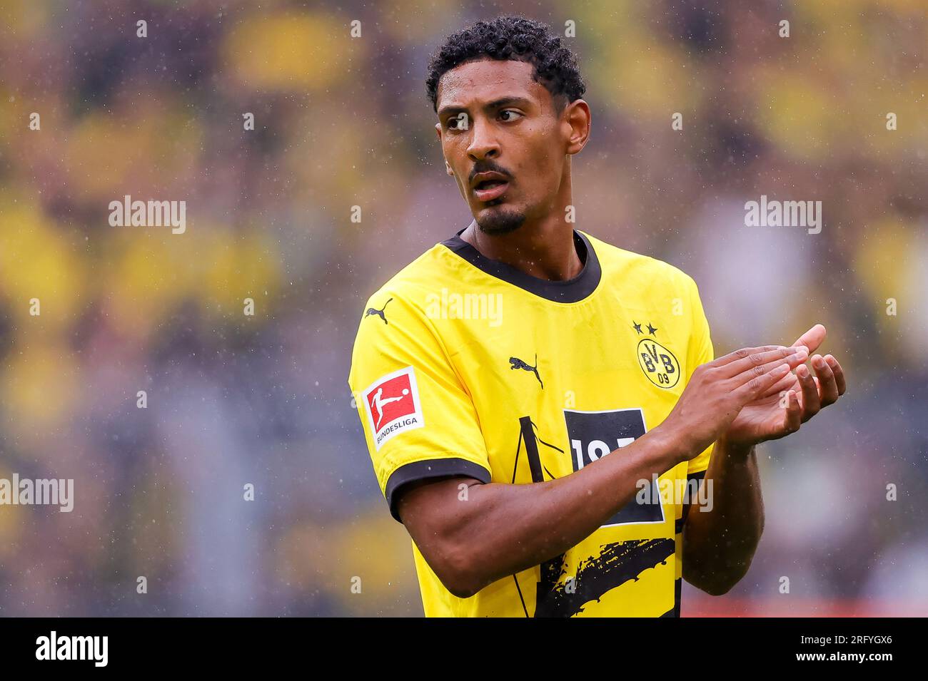 06-08-2023: Sport: Borussia Dortmund gegen Ajax (Friendly) DORTMUND, DEUTSCHLAND - AUGUST 6: Sebastien Haller (Borussia Dortmund) im Spiel Pre-Seas Stockfoto