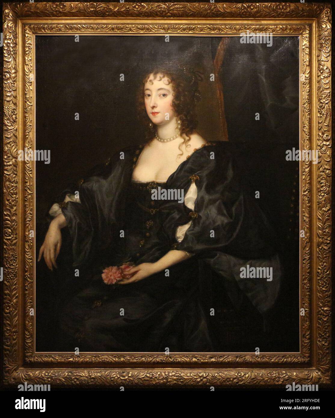 Porträt von Margaret, Lady Tufton 1632 von Anthony van Dyck Stockfoto