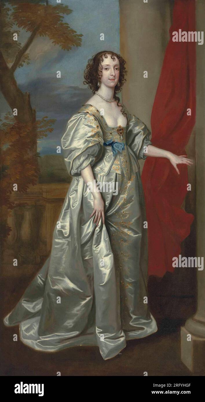 Porträt von Margaret Smith, Mrs. Thomas Carey, später Lady Edward Herbert (1606-1678) 1630 von Anthony van Dyck Stockfoto