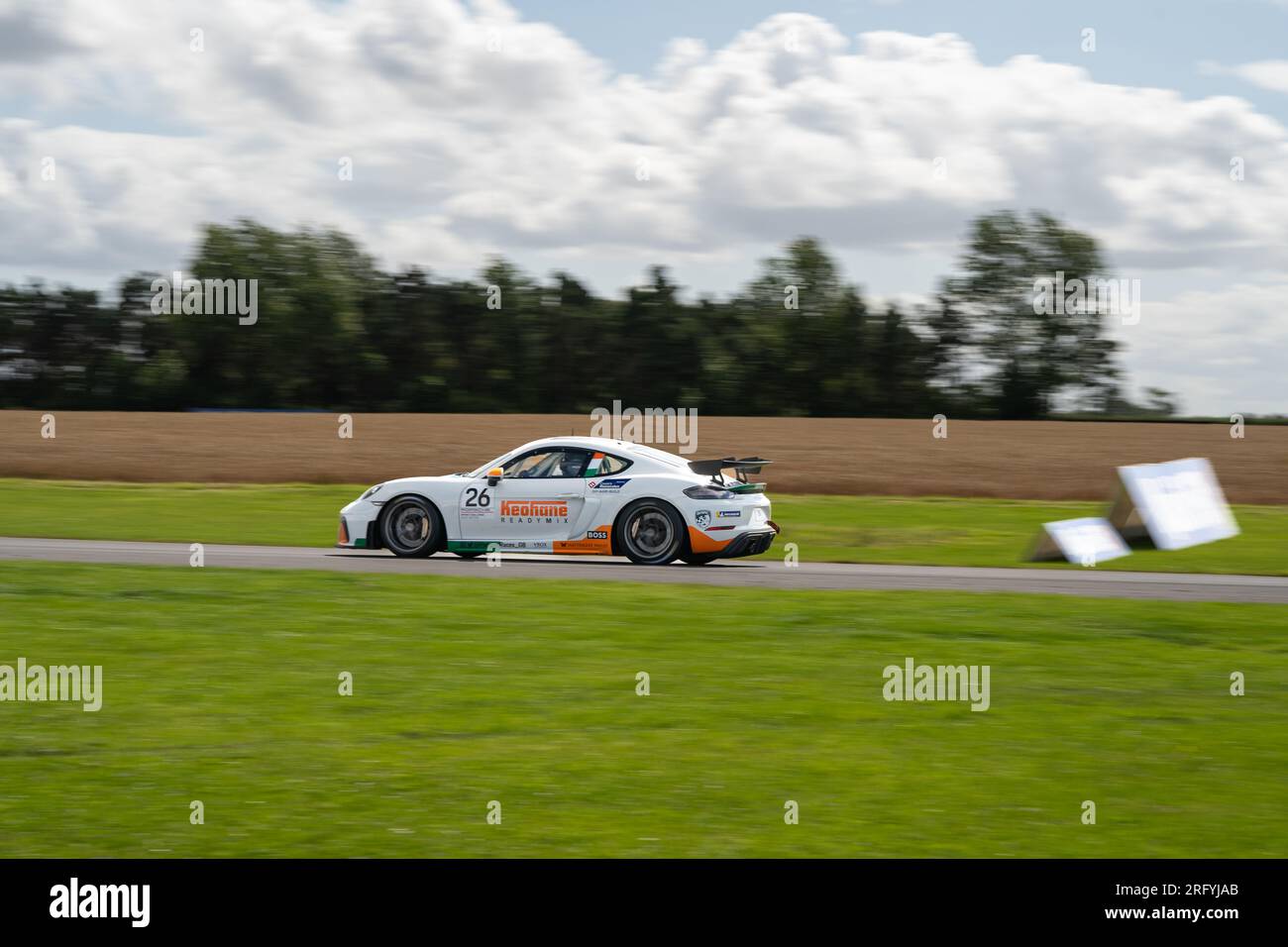 Porsche Sprint Challenge Great Britain Croft Circuit Robert Cronin 26 Stockfoto