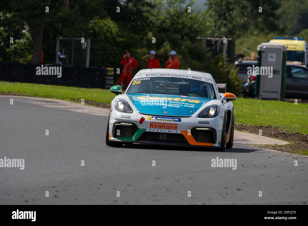 Porsche Sprint Challenge Great Britain Croft Circuit Robert Cronin 26 Stockfoto