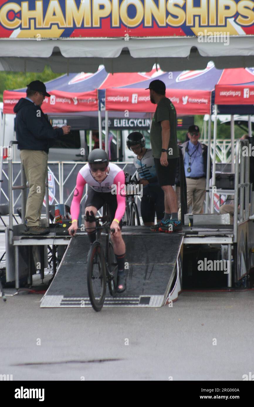 USA Cycling Pro Championships 2023 in Knoxville, Tennessee, USA. Stockfoto