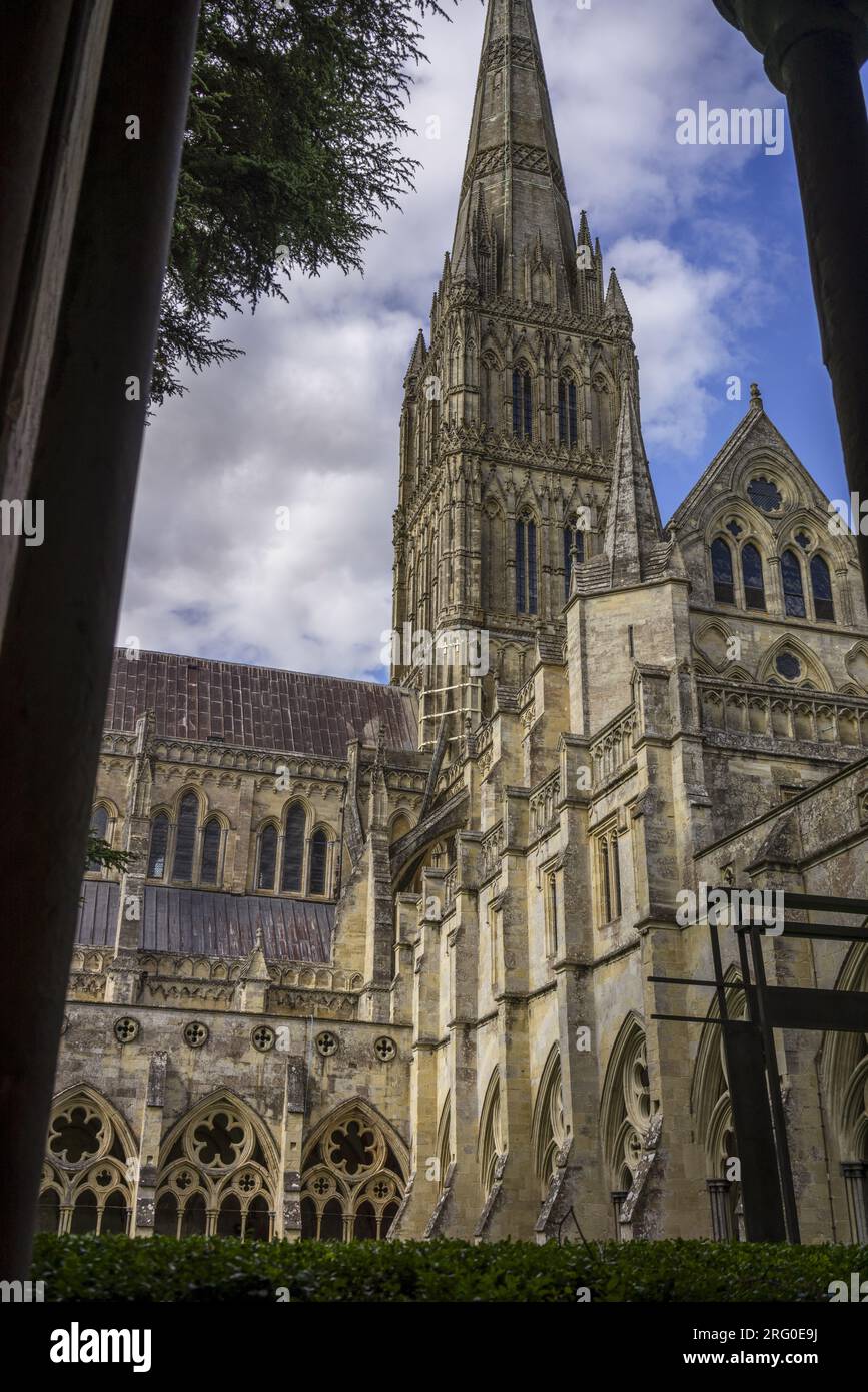 Salisbury Kathedrale, Wiltshire, England, UK Stockfoto