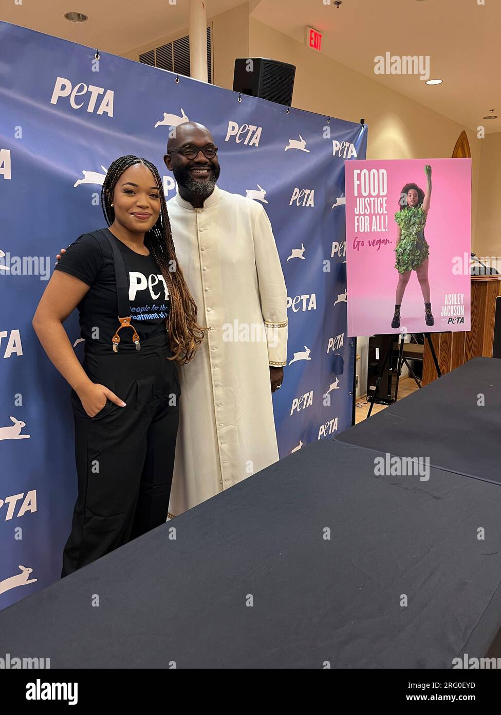 Photo by PETA/STAR MAX/IPx 2023 8/6/23 Ashley Jackson (actor, activist