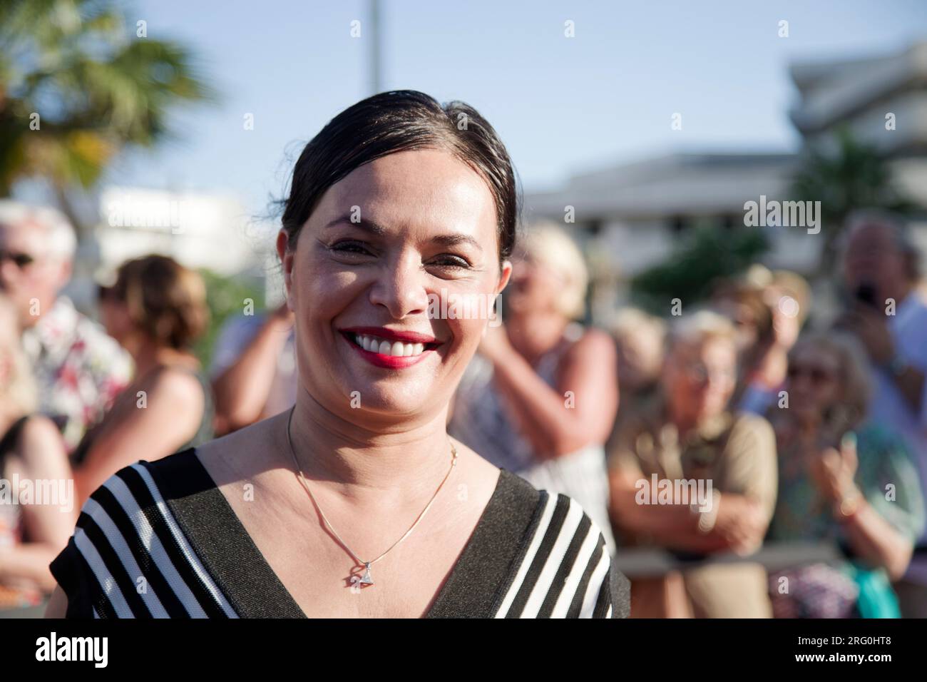 Cap de Agde, Frankreich.25. Juni 2023.Saizida Jawad besucht das