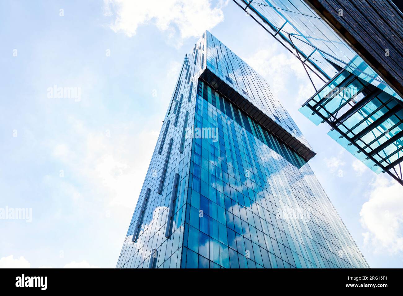 Außenansicht des Beetham Tower, Manchester, England Stockfoto