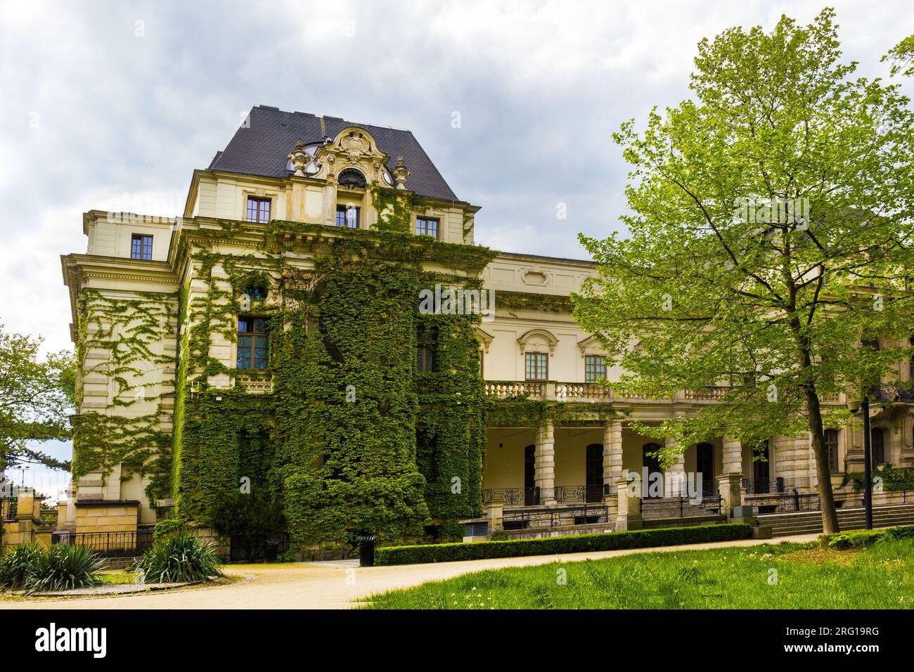 Puppentheater (Teatr Lalek) neben dem Altstadtgarten in Breslau, Polen Stockfoto