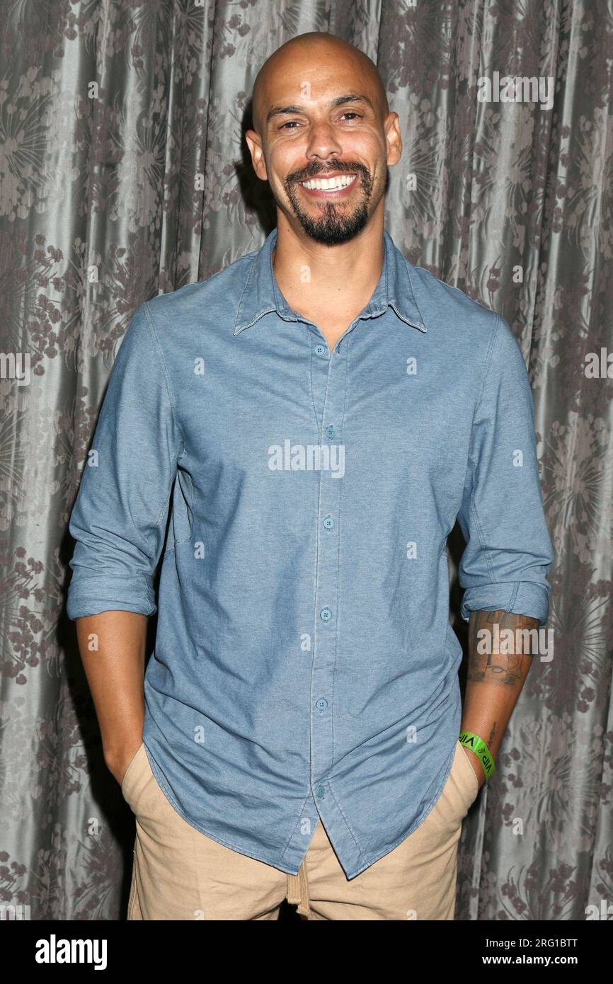 Burbank, USA. 05. Aug. 2023. LOS ANGELES - AUGUST 5: Bryton James at the Young and the Restless Fan Luncheon im Burbank Marriott am 5. August 2023 in Burbank, CA (Foto von Katrina Jordan/Sipa USA) Gutschrift: SIPA USA/Alamy Live News Stockfoto