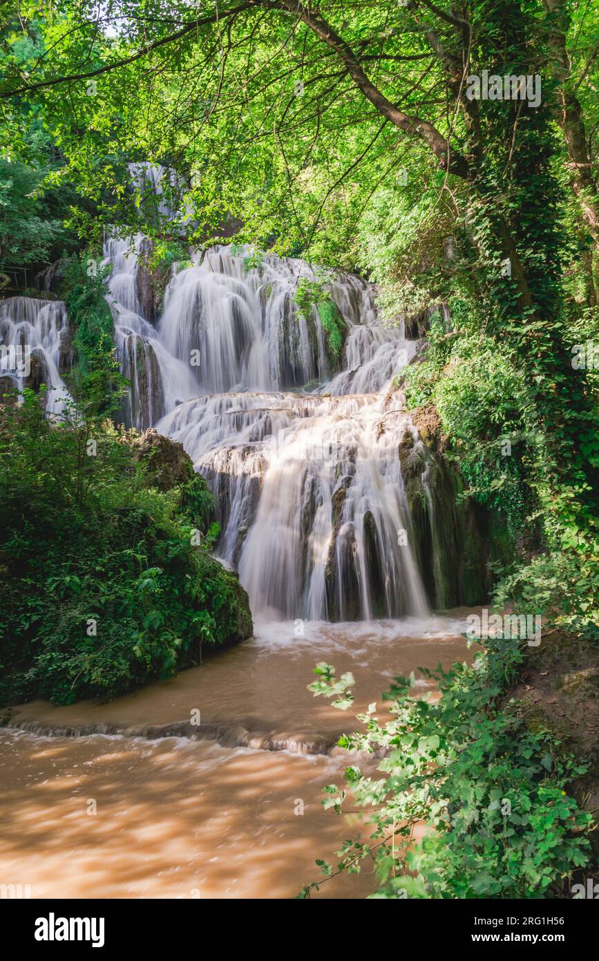 Krushuna-Wasserfälle in Bulgarien Stockfoto