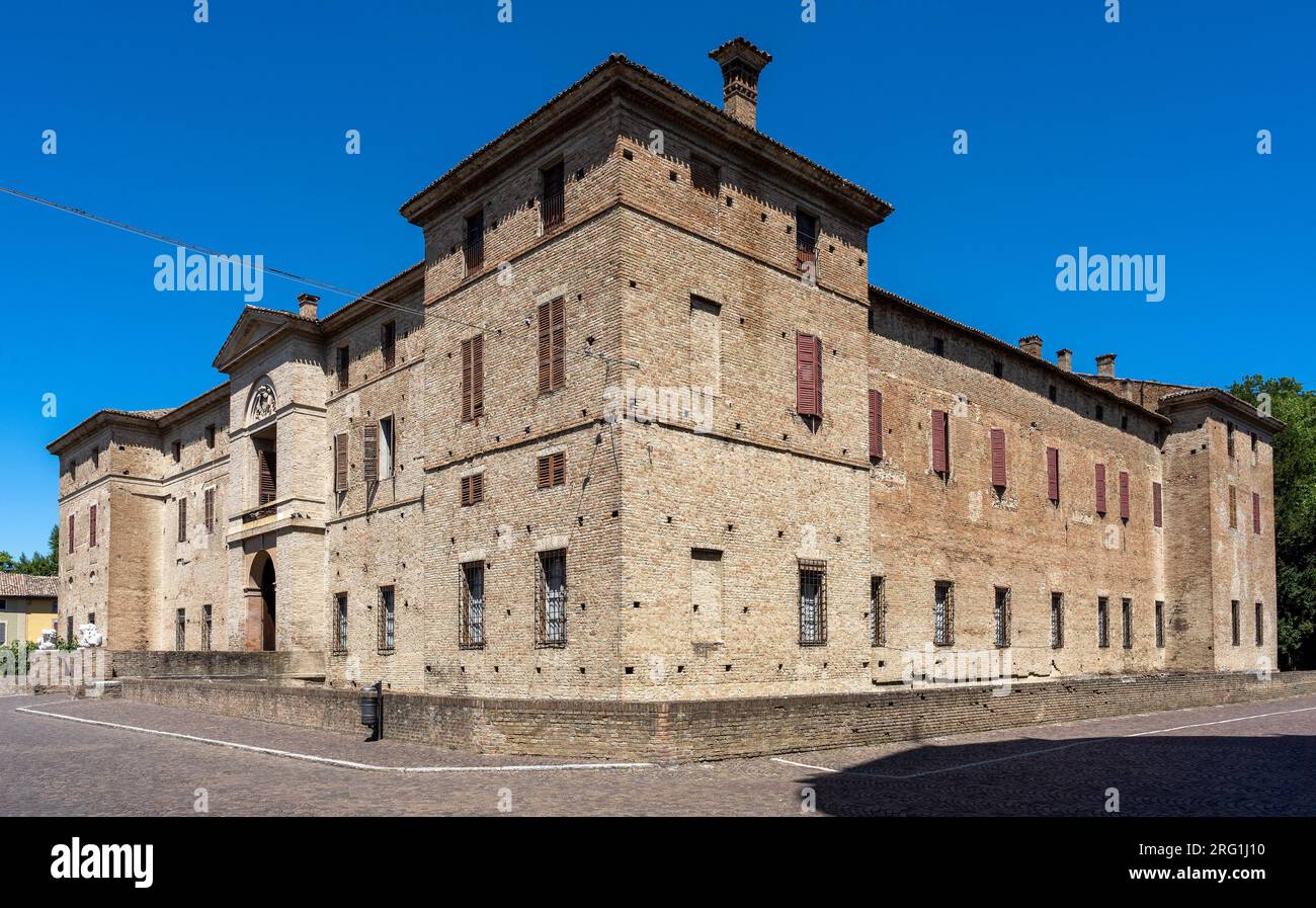 Soragna (PR) la Rocca Meli Lupi del XVI secolo Stockfoto