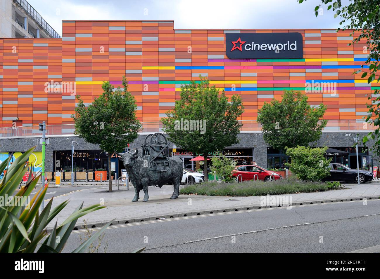 Friars Walk Shopping Centre, Newport, Gwent, South Wales. Stockfoto