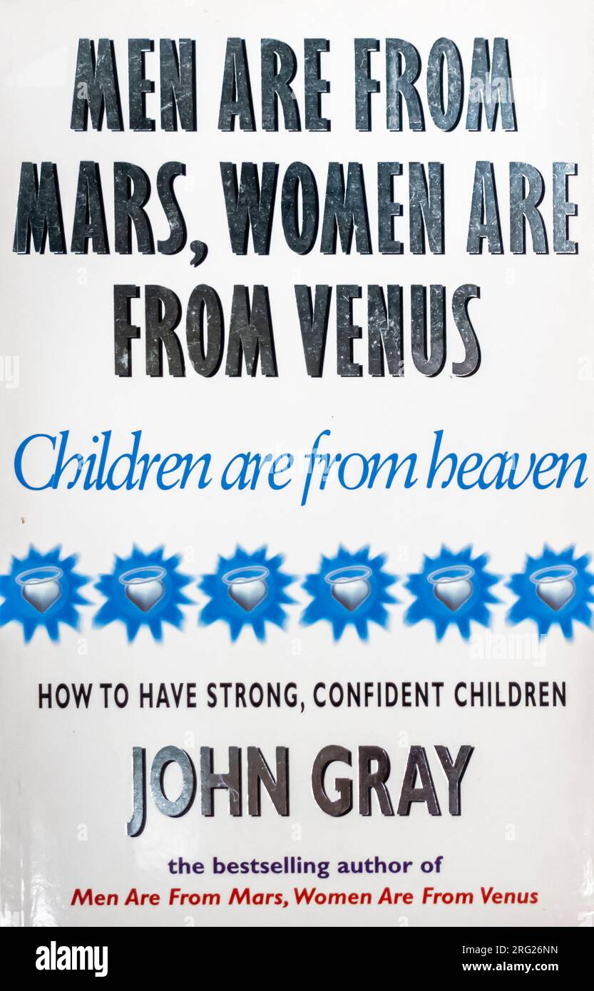 Männer sind vom Mars, Frauen sind aus dem Venusbuch von John Gray 1992 Stockfoto