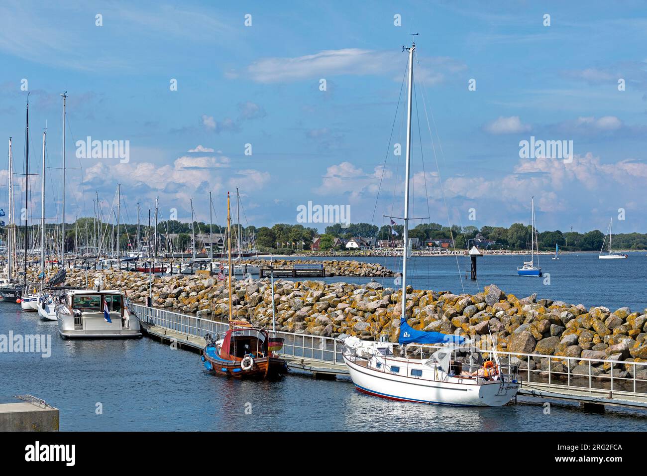Marina, Schilksee, Kiel, Schleswig-Holstein, Deutschland Stockfoto