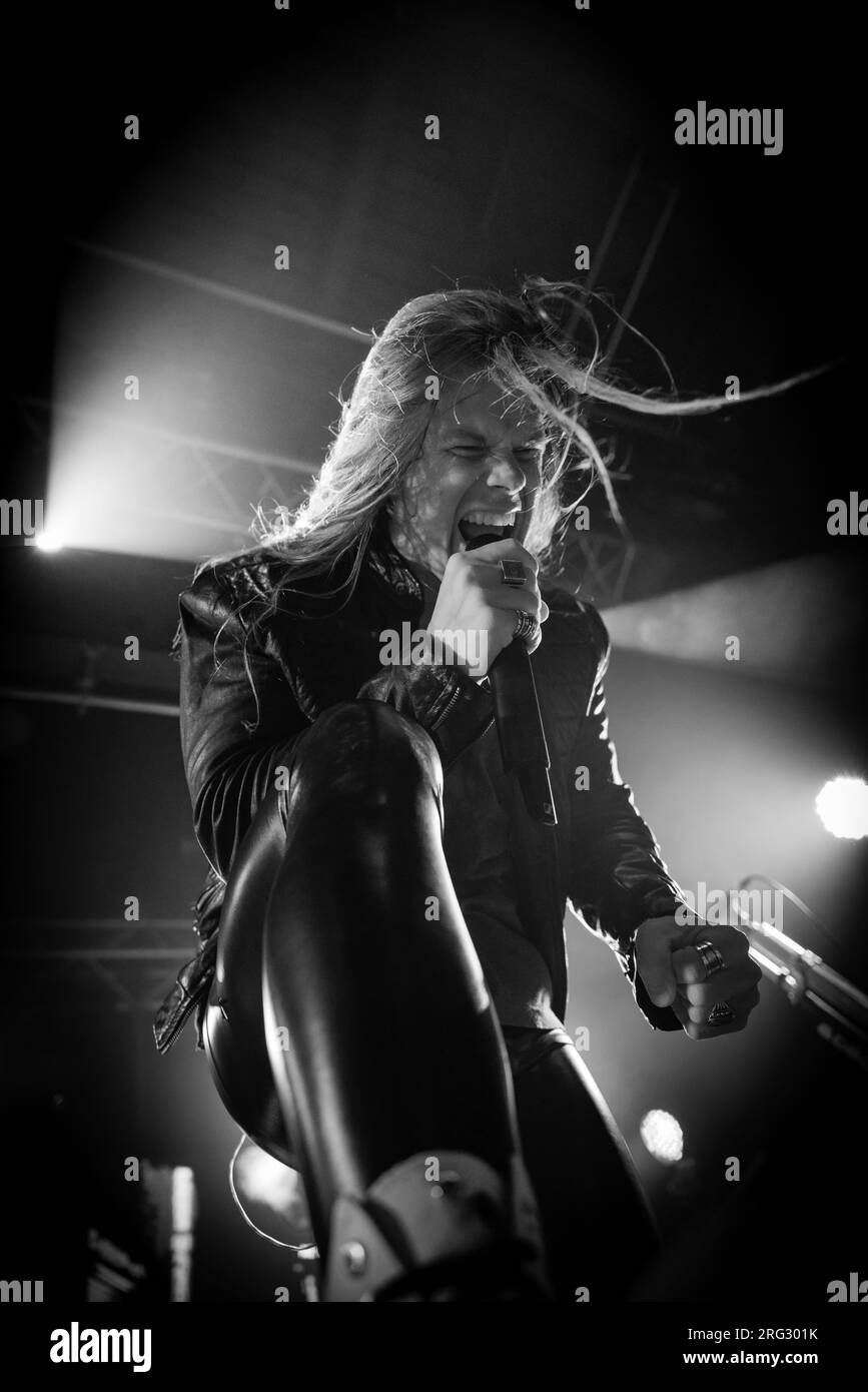 Live-Performance bei HRH AOR, Blues and Crows, O2 Academy, Leicester, Juni 2023 Stockfoto