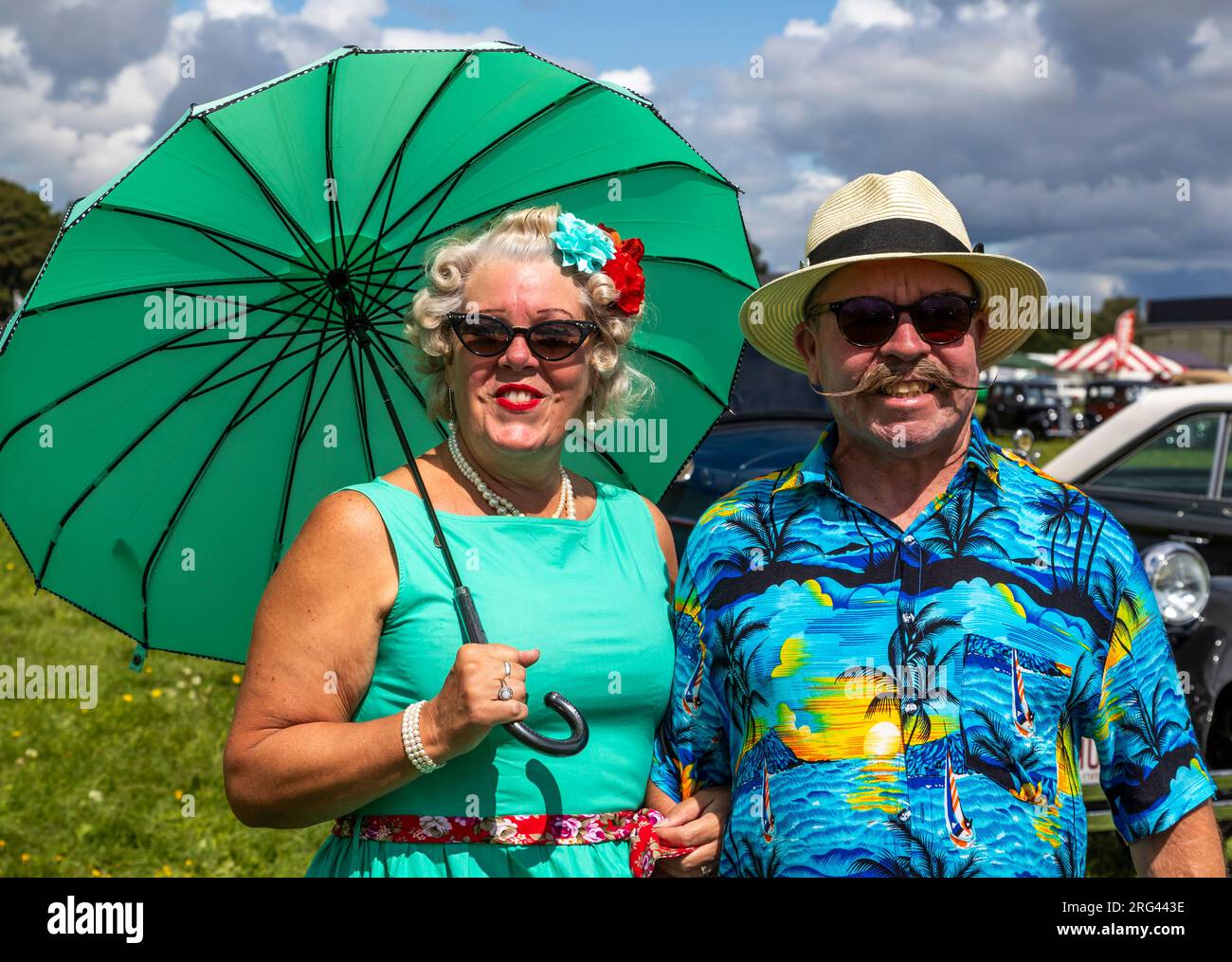 47. Annual Gloucestershire Vintage and Country Extravaganza, South Cerney Airfiled, Cirencester. UK Stockfoto