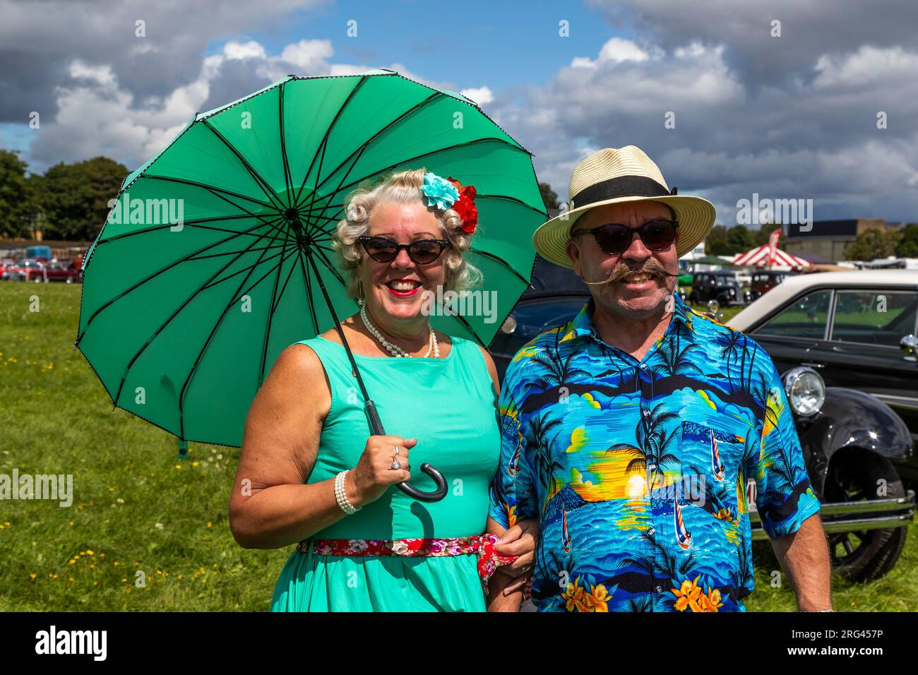 47. Annual Gloucestershire Vintage and Country Extravaganza, South Cerney Airfiled, Cirencester. UK Stockfoto