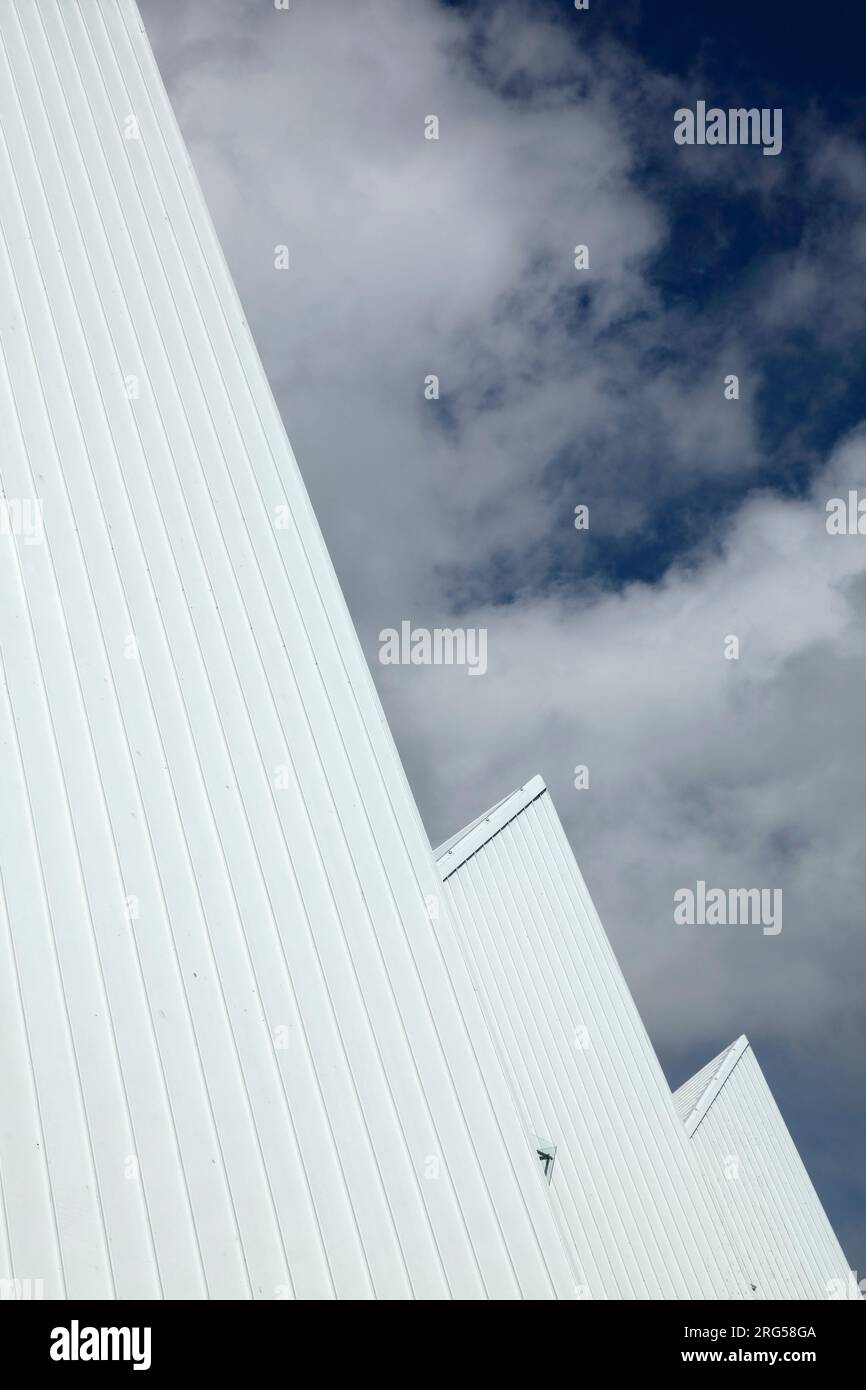 Die Eisberghäuser, Aarhus docklands, Dänemark. Stockfoto