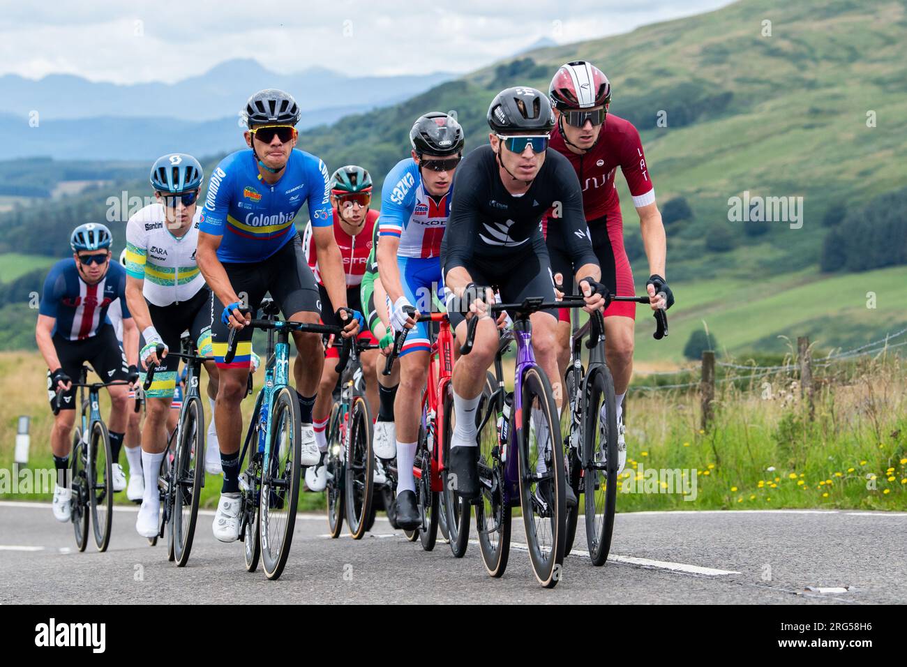 Glasgow UCI World Championships – Elite Men Road Race Stockfoto