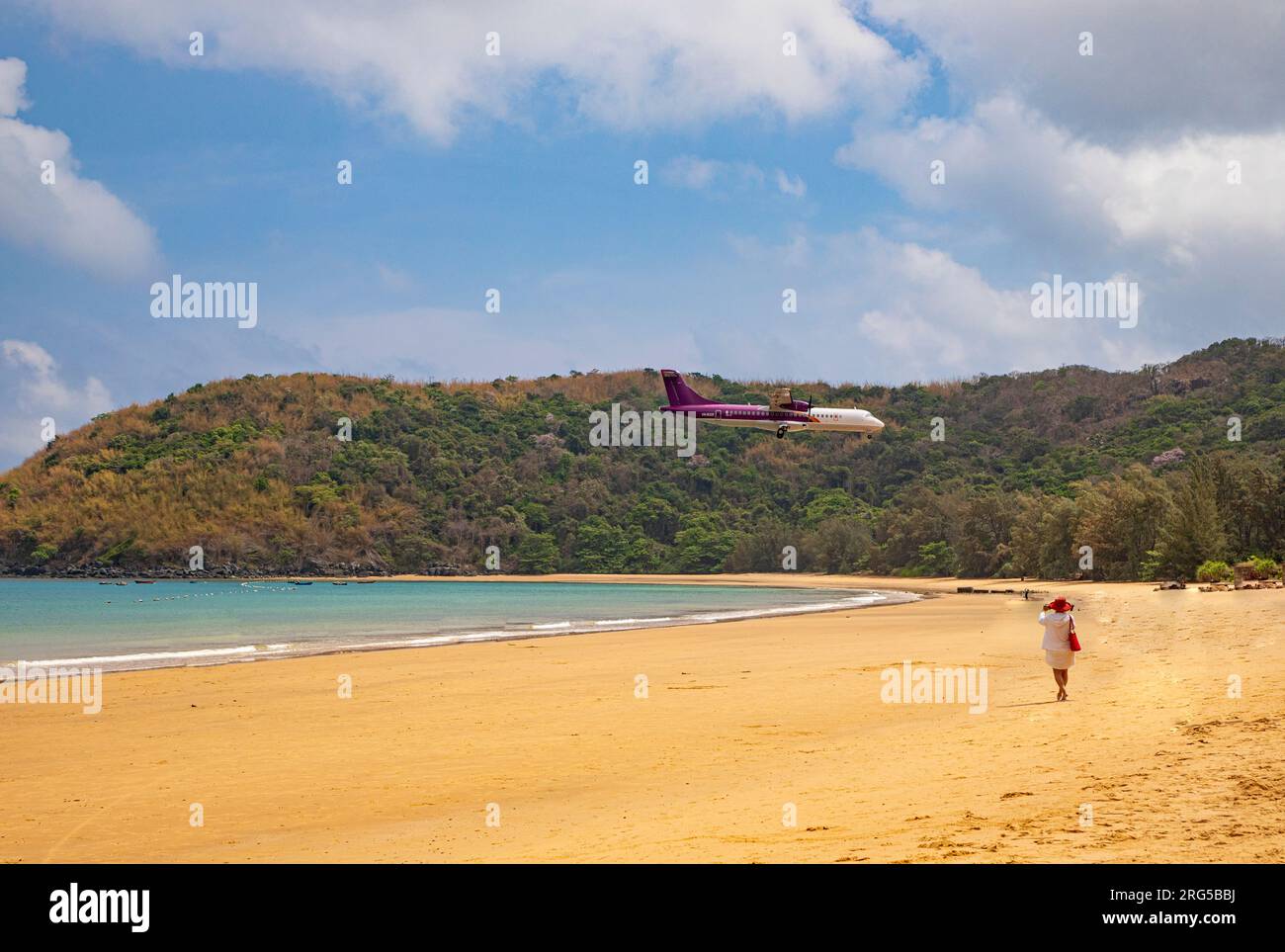 Dam Trau Beach, Con Dao Island, Con Son Ba Ria Vung Tau Provinz, Vietnam. Stockfoto