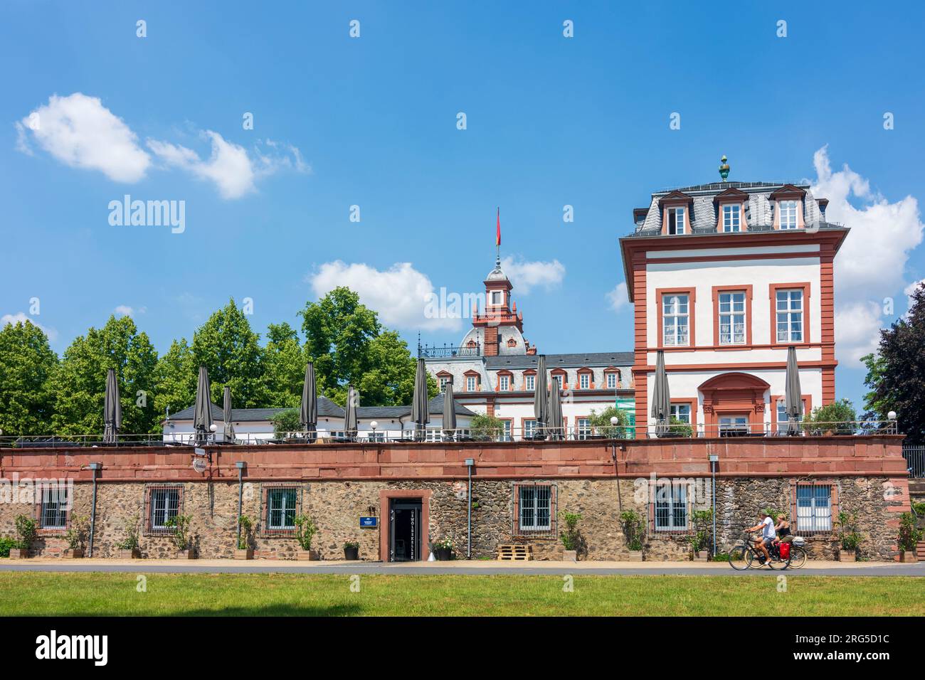 Hanau: Schloss Philippsruhe in RheinMain, Hessen, Hessen, Deutschland Stockfoto