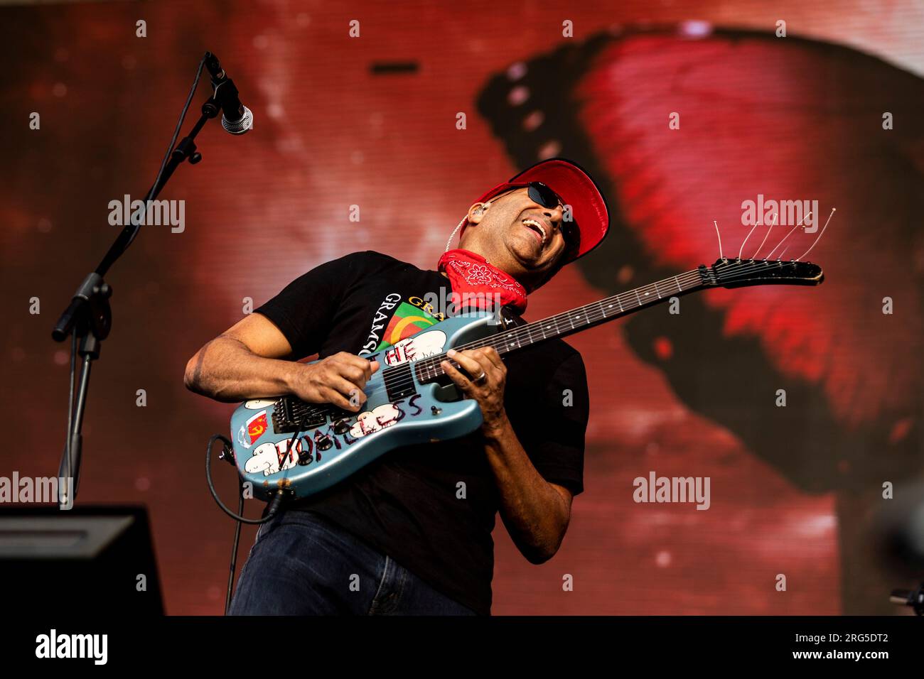 Mailand Italien 17. Juni 2023 Tom Morello live in Firenze Rocks 2023 in Visarno Arena Florence Italien IT © Roberto Finizio / Alamy Stockfoto