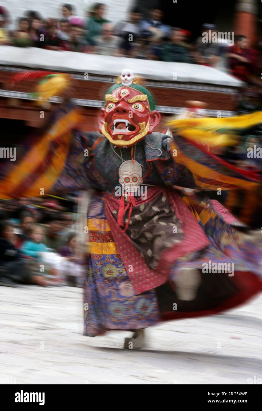 Lama Dancer, Hemis Festival, Leh, Ladakh, Indien Stockfoto