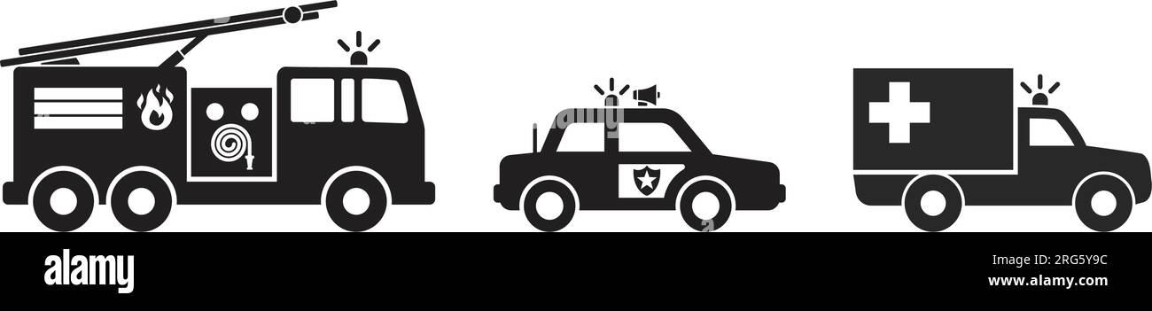 Federmäppchen Für Jungen – Feuerwehr, Polizei & Krankenwagen-Motive – Große Kapazität, Mit Tragegriff