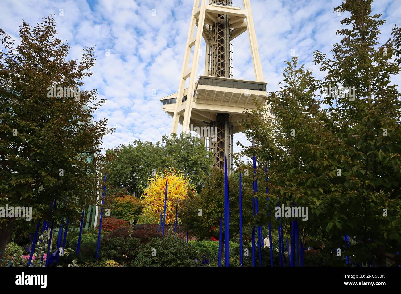 9-17-2021: Seattle, Washington; Chihuly Glass Museum Stockfoto