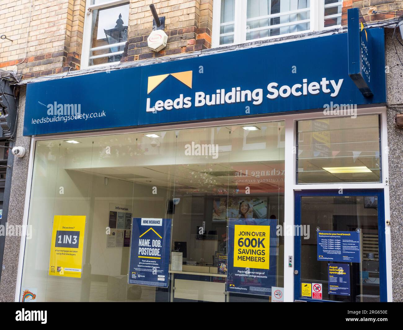 Leeds Building Society, Reading, Berkshire, England, Großbritannien, GB. Stockfoto