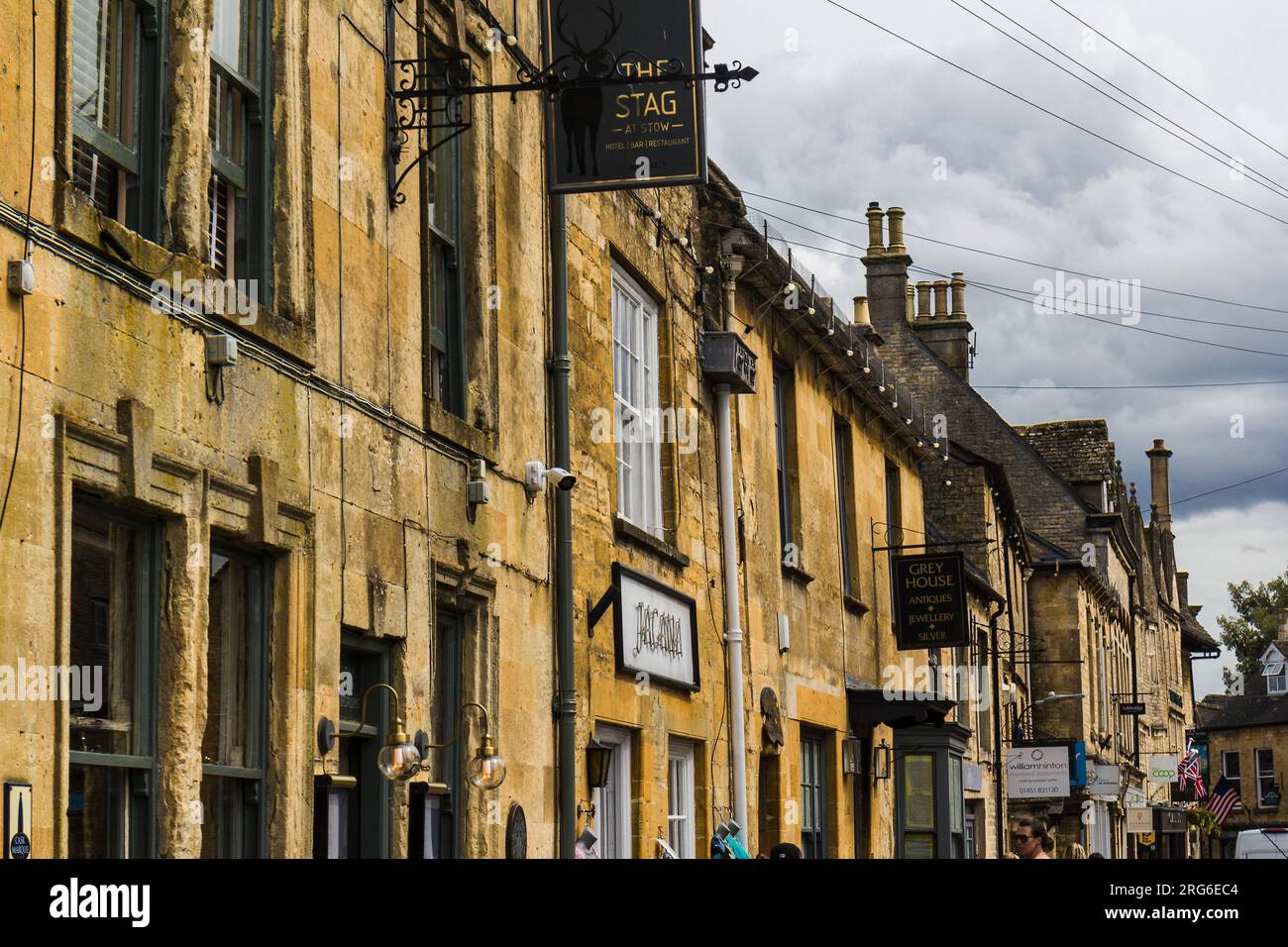 Stow on the Wold, die Costwolds, England Stockfoto
