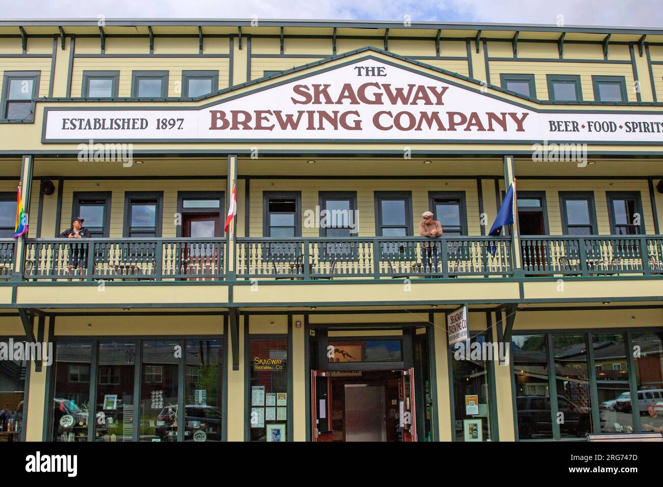 Skagway Brewing Company Stockfoto