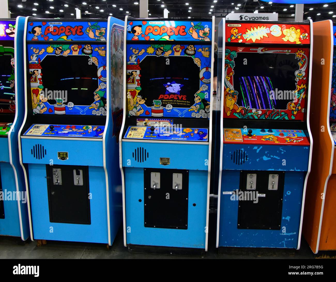 Popeye, altes Videospiel Stockfoto