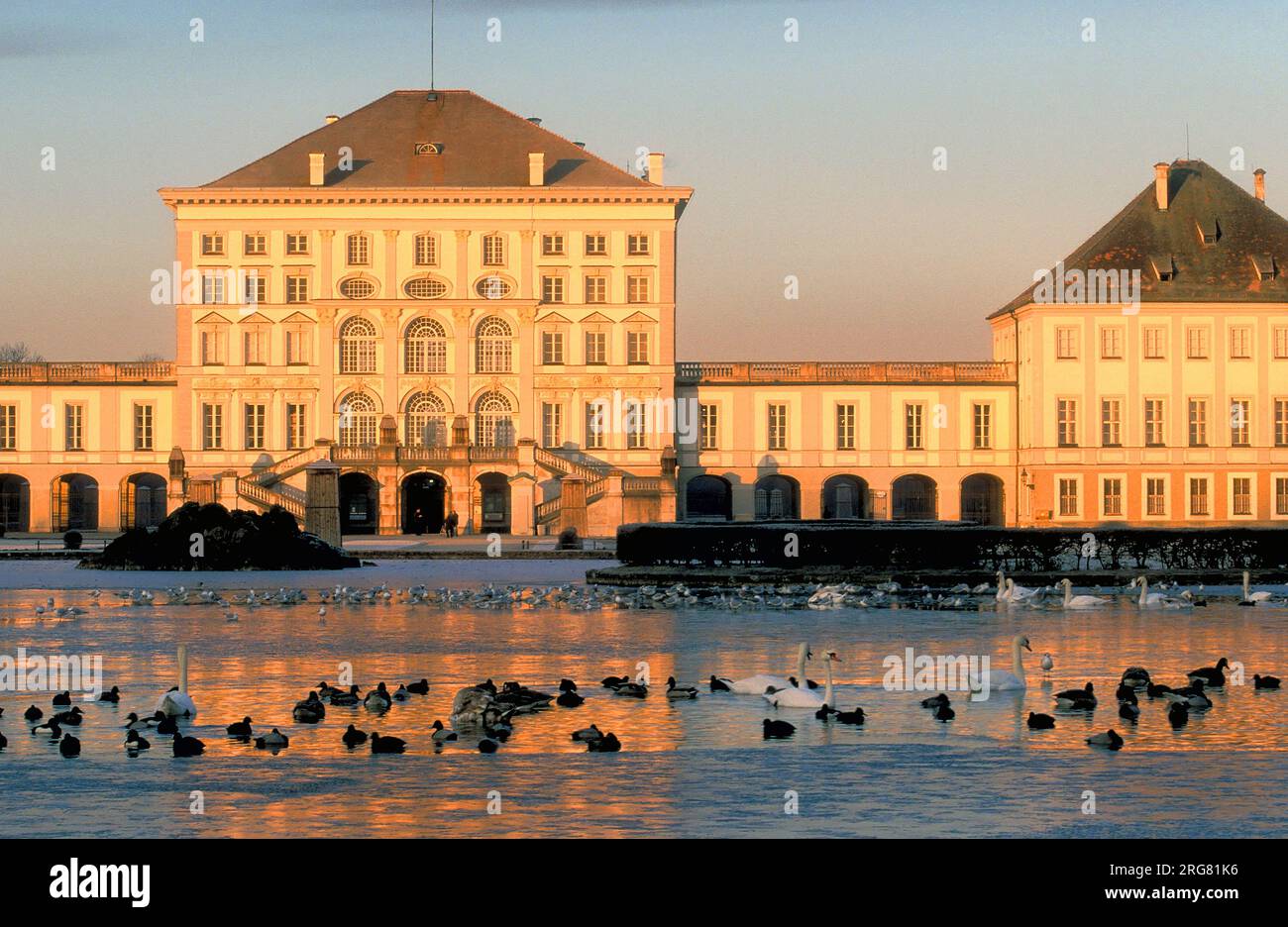 Schloss Nymphenburg, München Stockfoto